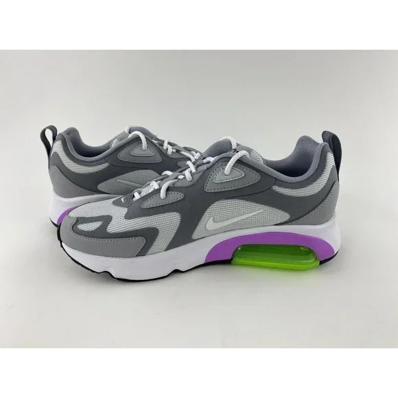 Nike Air Max 200 Gray Purple Women's Size 8 Sneakers Shoes Platinum AT6175-002 - Picture 12 of 12